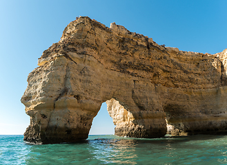 Image showing Cliffs at Marinha beach