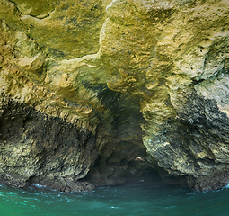 Image showing Beautiful cave in the Algarve