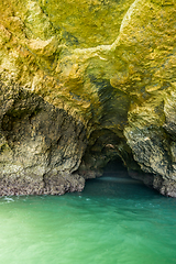 Image showing Beautiful cave in the Algarve