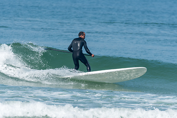 Image showing Stand up paddle surfer