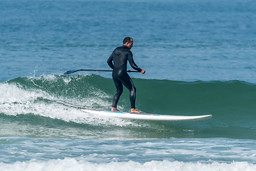 Image showing Stand up paddle surfer