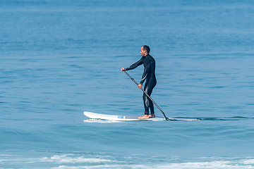 Image showing Stand up paddle surfer