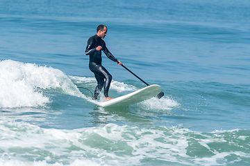 Image showing Stand up paddle surfer