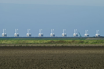 Image showing Storm surge barrier