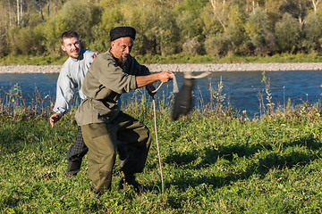 Image showing descendants of the Cossacks in the Altai