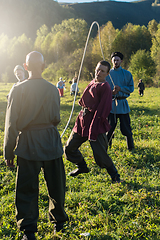 Image showing descendants of the Cossacks in the Altai