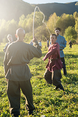 Image showing descendants of the Cossacks in the Altai