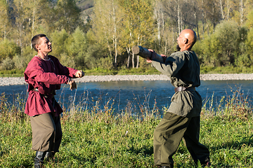 Image showing descendants of the Cossacks in the Altai