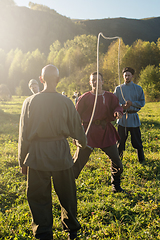 Image showing descendants of the Cossacks in the Altai