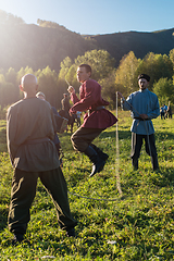 Image showing descendants of the Cossacks in the Altai