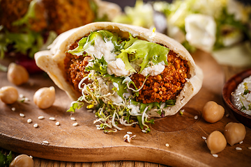 Image showing Delicious falafel snack