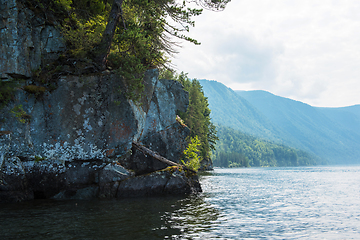 Image showing Teletskoye lake in Altai mountains