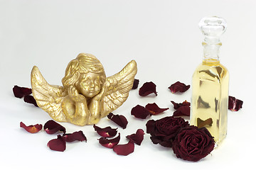 Image showing Rose oil
