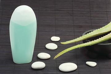 Image showing Aloe vera shower gel