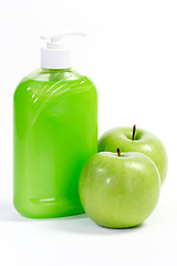 Image showing Soap with apple