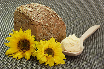 Image showing Bread with Sunflower Oleo