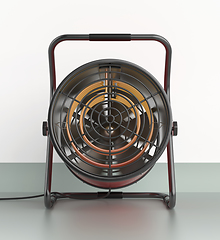 Image showing Industrial electric fan heater
