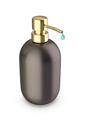 Image showing Luxury liquid soap bottle