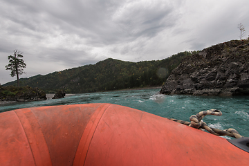 Image showing Rafting and boating on the Katun River