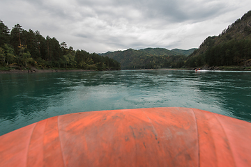 Image showing Rafting and boating on the Katun River