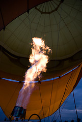 Image showing Hot air balloon in the morning