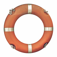 Image showing Vintage looking Lifebuoy