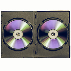 Image showing Vintage looking CD or DVD