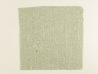 Image showing Vintage looking Green fabric sample