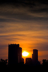 Image showing City Sunset