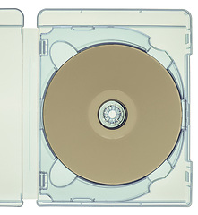 Image showing Vintage looking Bluray disc isolated