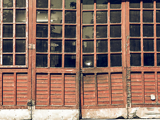 Image showing Vintage looking Door