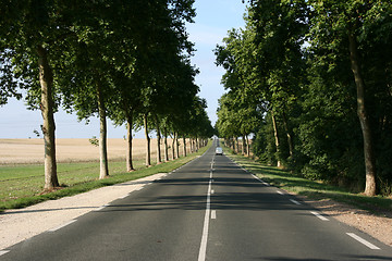 Image showing Straight road