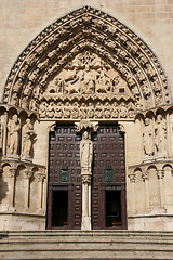 Image showing Cathedral doorway