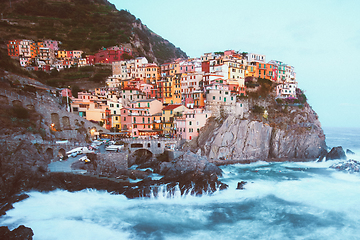 Image showing Manarola fisherman village in Cinque Terre, Italy