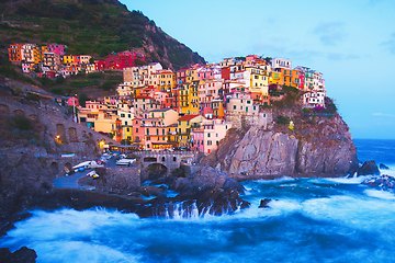 Image showing Manarola fisherman village in Cinque Terre, Italy