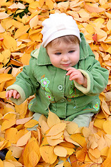 Image showing baby at a park 