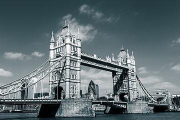 Image showing Tower Bridge in London, UK