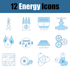 Image showing Energy Icon Set