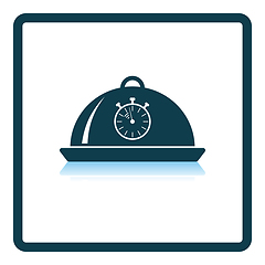 Image showing Cloche With Stopwatch Icon