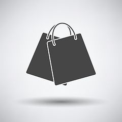 Image showing Two Shopping Bags Icon