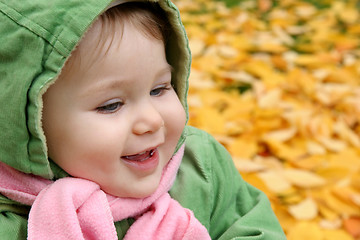 Image showing baby at a park