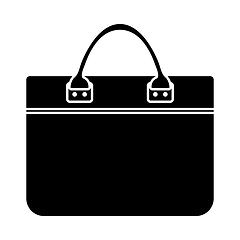 Image showing Business Woman Briefcase Icon