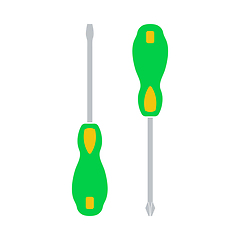 Image showing Icon Of Screwdriver
