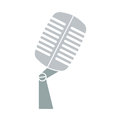 Image showing Old Microphone Icon