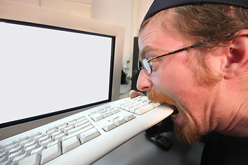 Image showing mad programmer 