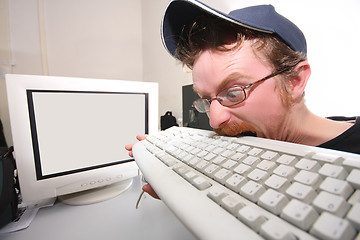 Image showing mad programmer 