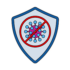 Image showing Shield From Coronavirus Icon