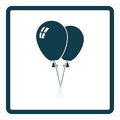 Image showing Two Balloons Icon