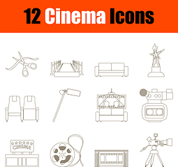 Image showing Cinema Icon Set