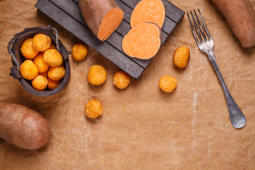 Image showing Sweet potato croquettes